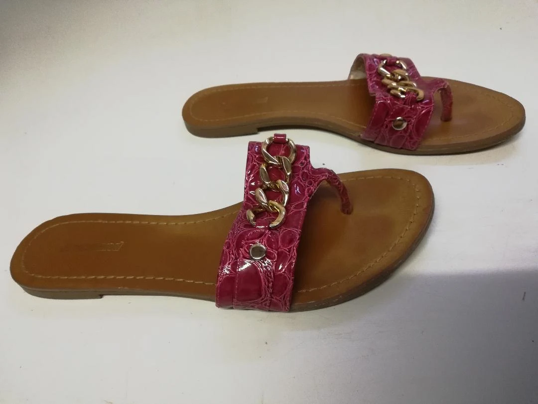 Fuchsia sandalen met ges maat 39 (interieure imperfecties) – photo 3